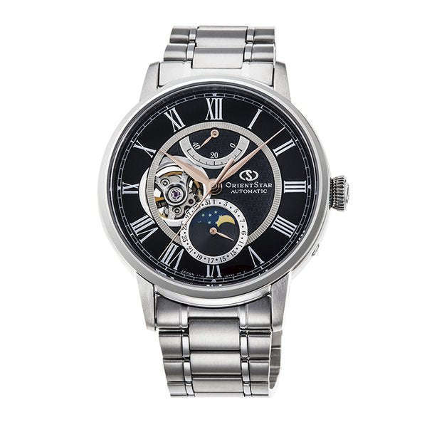 ROOK JAPAN:ORIENT STAR CLASSIC COLLECTION MECHANICAL MOON PHASE MEN WATCH (300 LIMITED) RK-AM0008B,JDM Watch,Orient Star Moon Phase