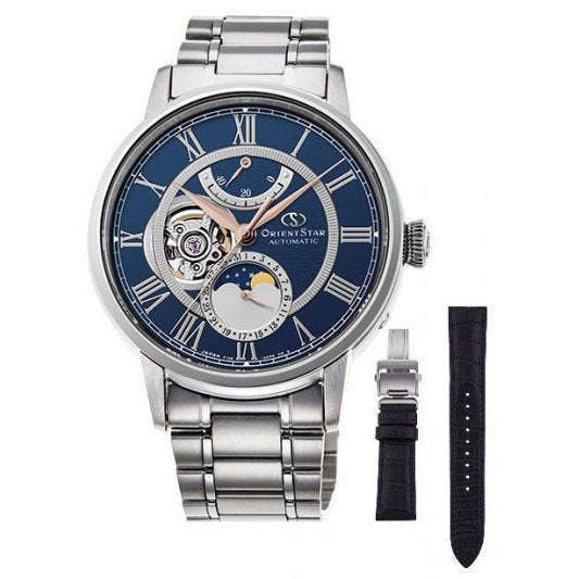 ROOK JAPAN:ORIENT STAR CLASSIC COLLECTION MECHANICAL MOON PHASE MEN WATCH (200 LIMITED) RK-AM0011L,JDM Watch,Orient Star Mechanical Moon Phase