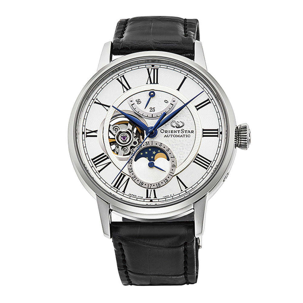ROOK JAPAN:ORIENT STAR CLASSIC COLLECTION MECHANICAL MOON PHASE MEN WATCH RK-AY0101S,JDM Watch,Orient Star Mechanical Moon Phase