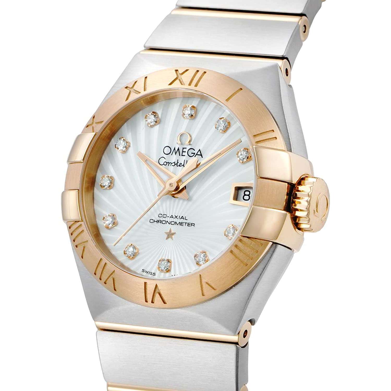 ROOK JAPAN:OMEGA CONSTELLATION CO-AXIAL CHRONOMETER 27 MM WOMEN WATCH 123.20.27.20.55.001,Luxury Watch,Omega