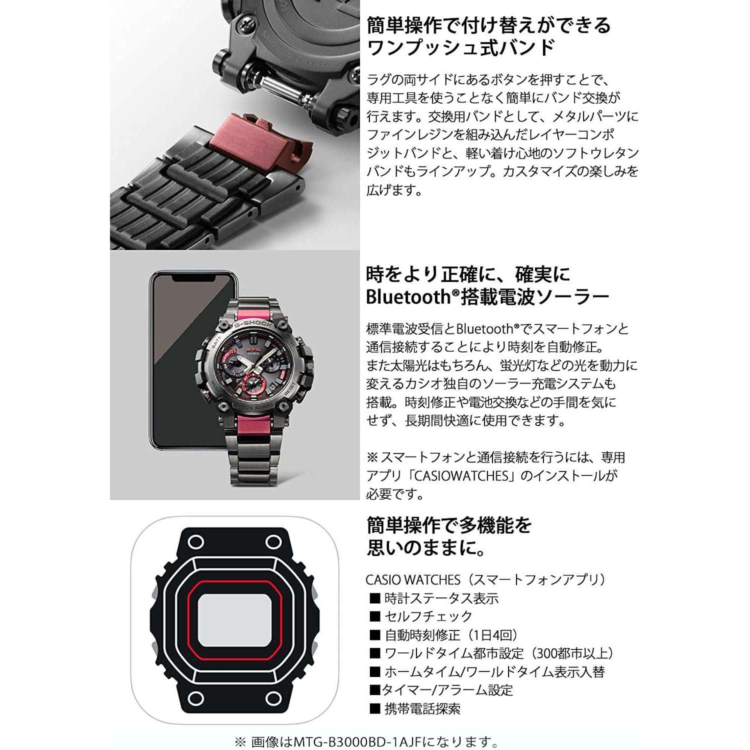 ROOK JAPAN:CASIO G-SHOCK MT-G JDM MEN WATCH MTG-B3000BD-1A2JF,JDM Watch,Casio G-Shock