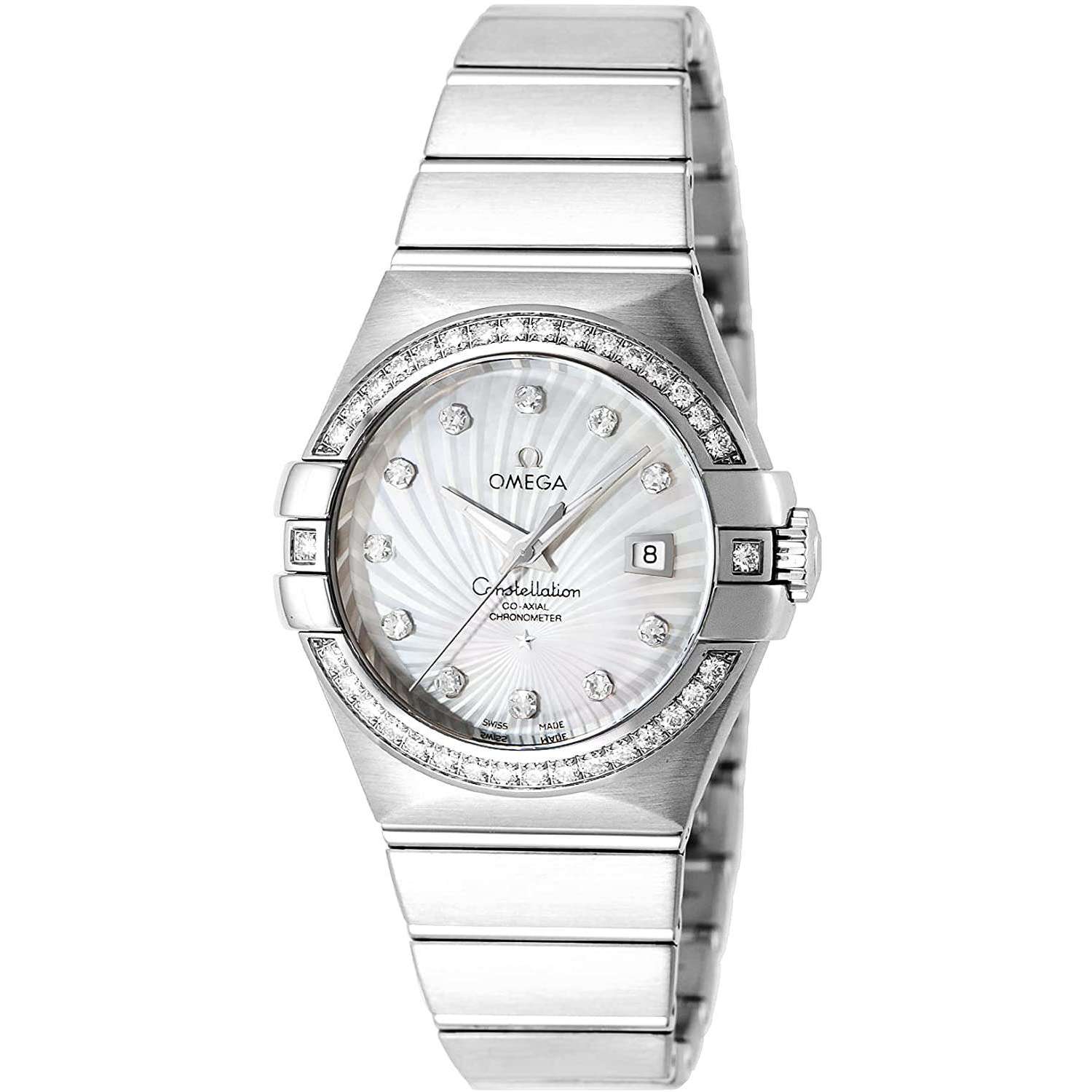 ROOK JAPAN:OMEGA CONSTELLATION CO-AXIAL CHRONOMETER 31 MM WOMEN WATCH 123.55.31.20.55.003,Luxury Watch,Omega