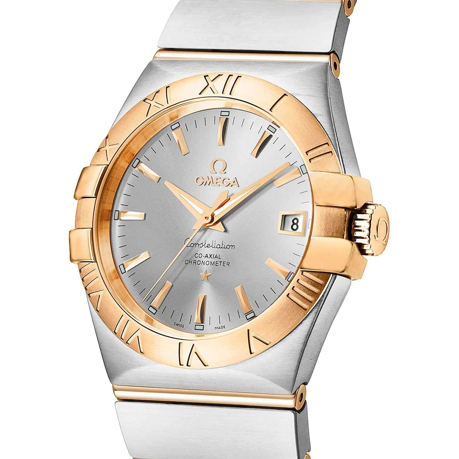 ROOK JAPAN:OMEGA CONSTELLATION CO-AXIAL CHRONOMETER 35 MM MEN WATCH 123.20.35.20.02.001,Luxury Watch,Omega