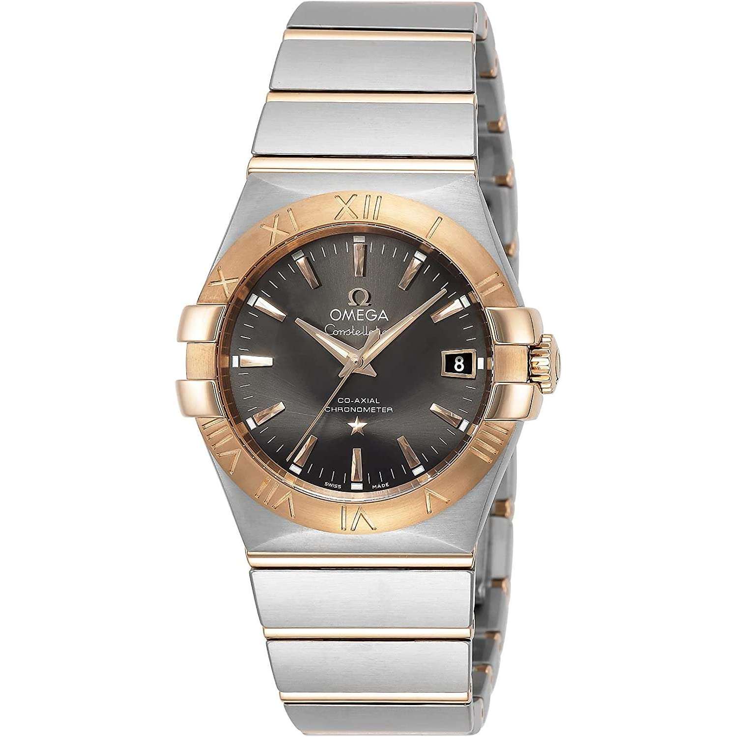 ROOK JAPAN:OMEGA CONSTELLATION CO-AXIAL CHRONOMETER 34 MM MEN WATCH 123.20.35.20.06.002,Luxury Watch,Omega