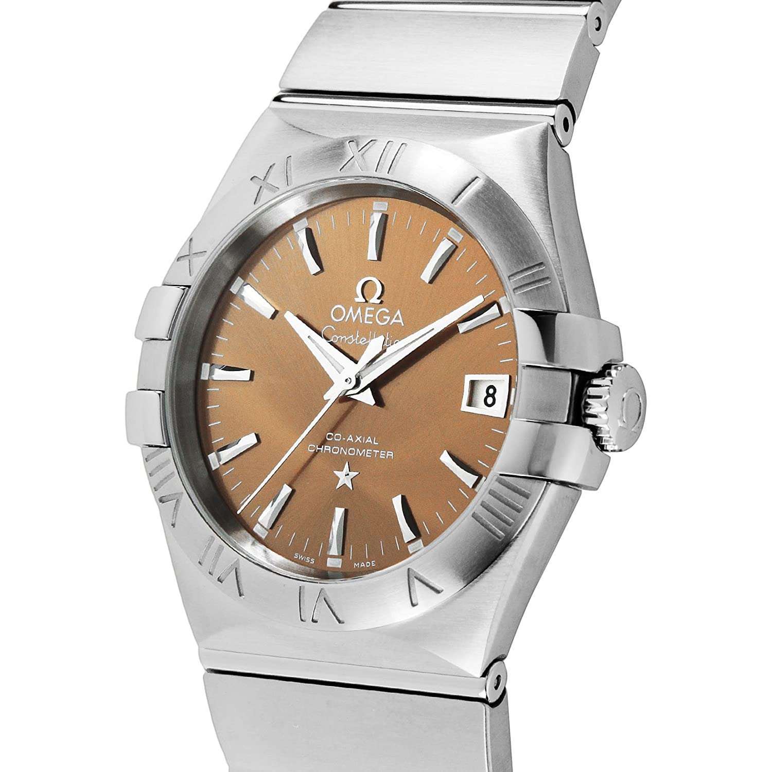 ROOK JAPAN:OMEGA CONSTELLATION C0-AXIAL CHRONOMETER 35MM MEN WATCH 123.10.35.20.10.001,Luxury Watch,Omega