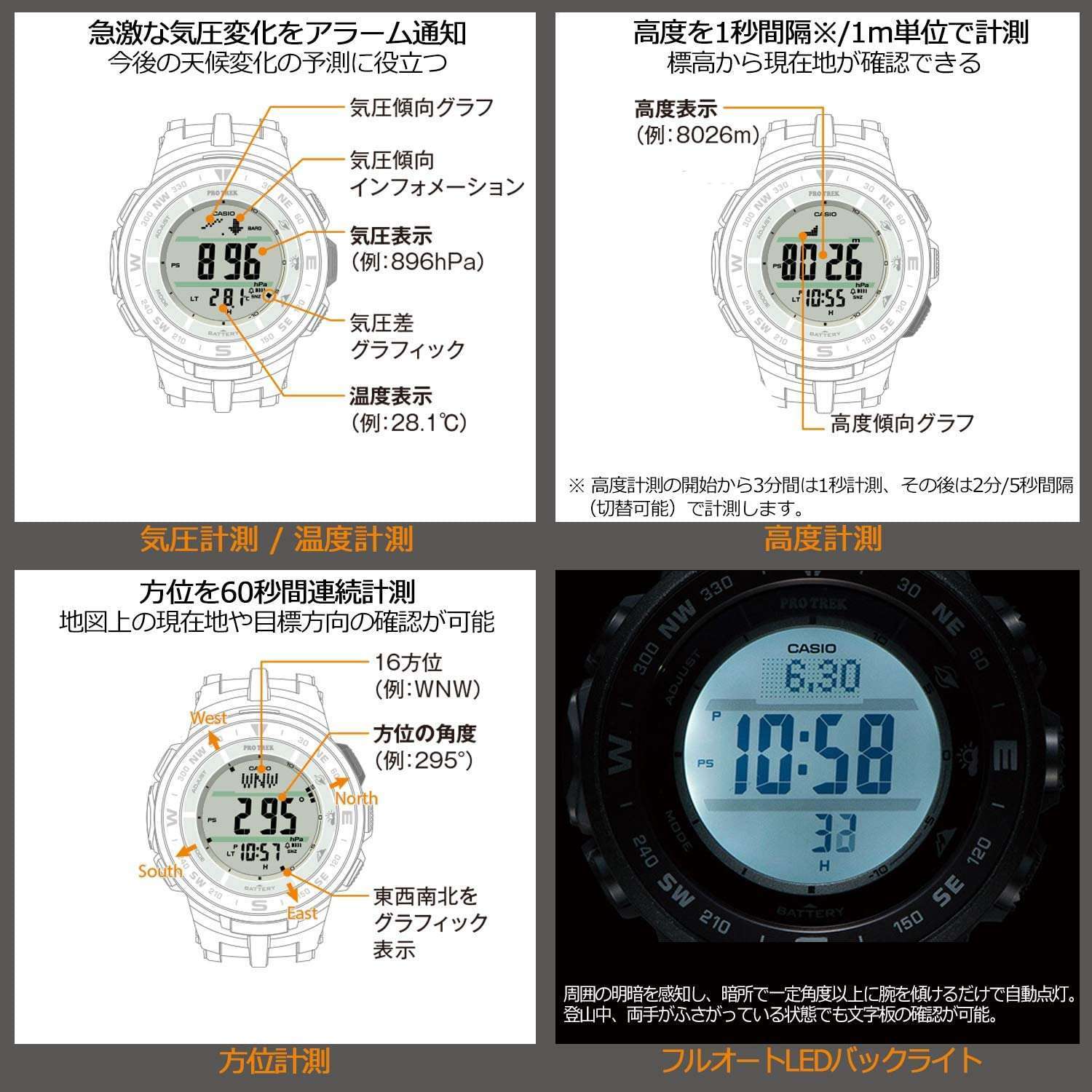 ROOK JAPAN:CASIO PROTREK JDM MEN WATCH PRG-330-9AJF,JDM Watch,Casio Protrek