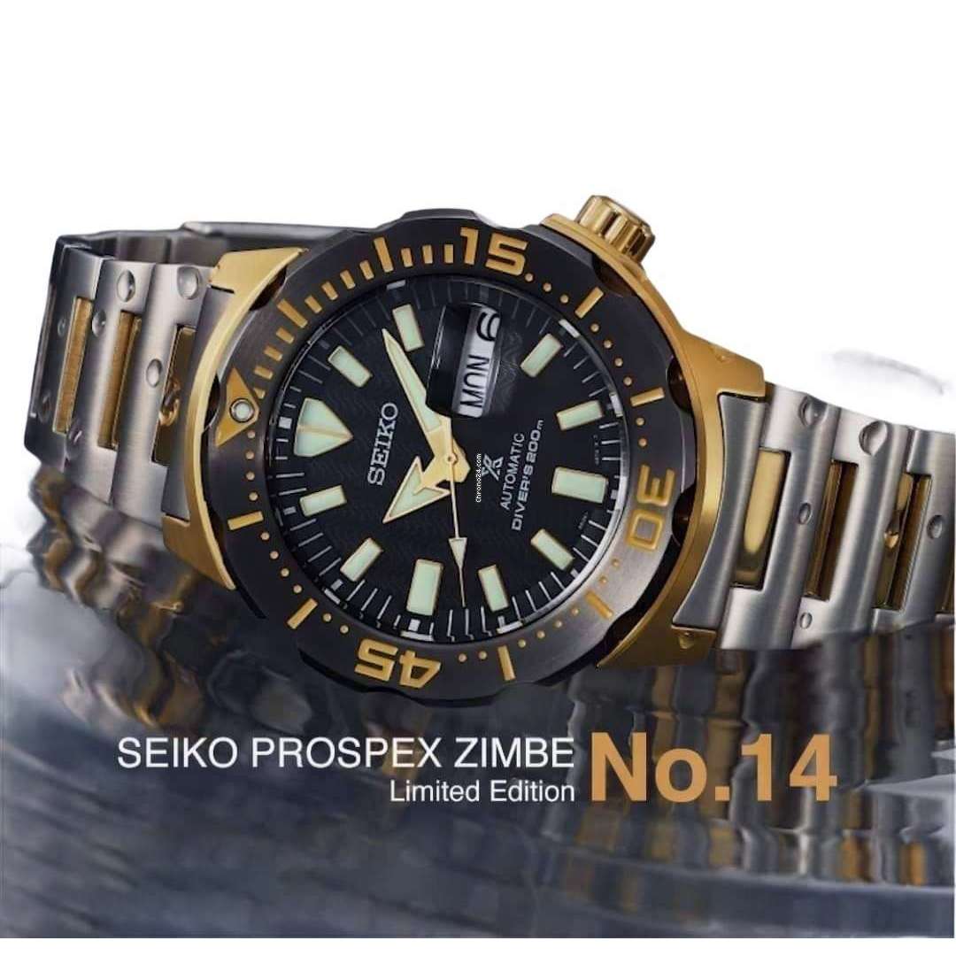 ROOK JAPAN:SEIKO PROSPEX ZIMBE NO.14 KOMODO DRAGON MEN WATCH (1500 Limited) SRPF34K1,JDM Watch,Zimbe