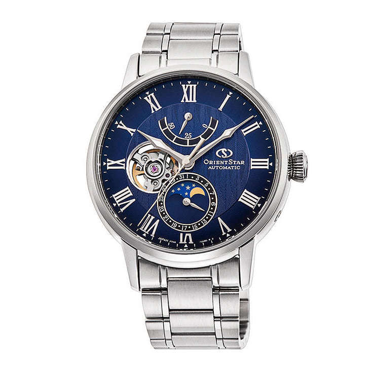 ROOK JAPAN:ORIENT STAR CLASSIC COLLECTION MECHANICAL MOON PHASE MEN WATCH RK-AY0103L,JDM Watch,Orient Star Mechanical Moon Phase