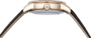 ORIENT SUN&MOON AUTOMATIC CLASSIC BROWN LEATHER STRAP PINK GOLD MEN WATCH RN-AK0002Y