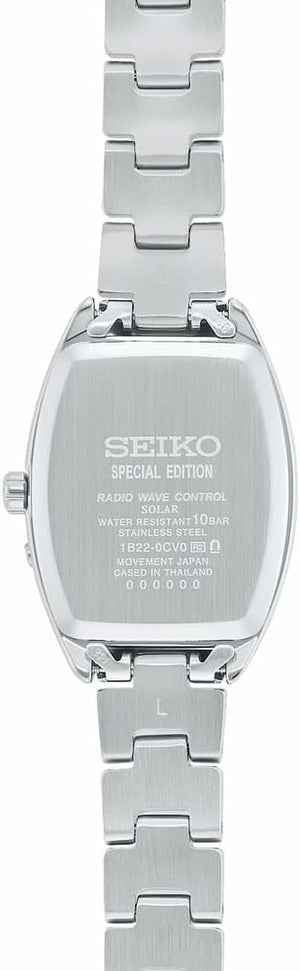SEIKO SELECTION S SERIES TONNEAU-SHAPED SOLAR SPECIAL EDITION WOMEN WATCH SWFH123
