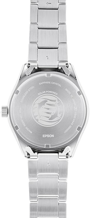 ORIENT MAKO SOLAR POWERED SILVER & GREEN MEN WATCH RN-WJ0001E