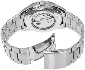 ORIENT CONTEMPORARY SEMI-SKELETON AUTOMATIC OPEN HEART GREEN MEN WATCH RN-AR0008E