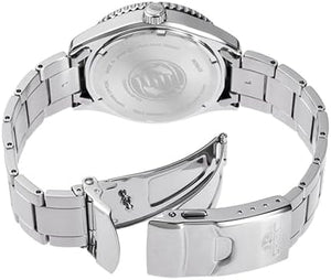 ORIENT MAKO SOLAR POWERED SILVER & GREEN MEN WATCH RN-WJ0001E