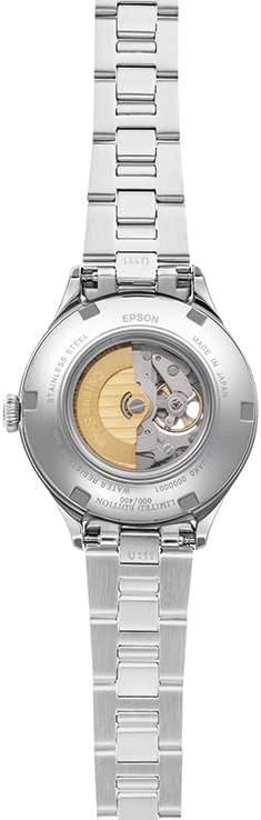 ORIENT STAR CLASSIC SEMI-SKELETON SILVER & SKY BLUE WOMEN WATCH (LIMITED 180) RK-ND0020L