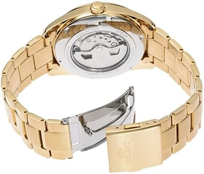 ORIENT CONTEMPORARY SEMI-SKELETON OPEN HEART AUTOMATIC GOLD MEN WATCH RN-AR0007S