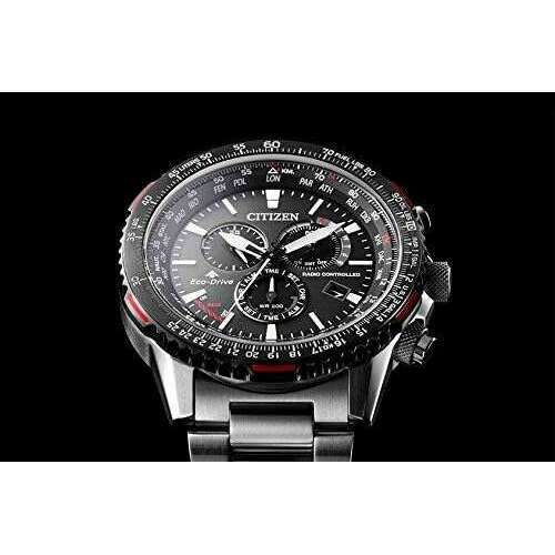 ROOK JAPAN:CITIZEN PROMASTER SKY DIRECT FLIGHT ECO DRIVE RADIO MEN WATCH CB5001-57E,JDM Watch,Citizen Promaster