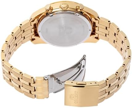 ORIENT CONTEMPORARY SOLAR CHRONOGRAPH CHAMPAGNE GOLD MEN WATCH RN-TX0301G