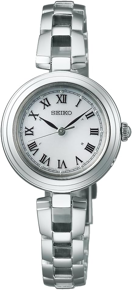 SEIKO SELECTION S SERIES SOLAR RADIO WAVE SILVER WOMEN WATCH SWFH145
