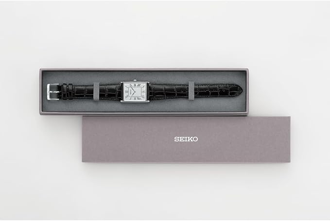 SEIKO SELECTION NANO UNIVERSE SPECIAL EDITION SILVER & BLACK MEN WATCH SSEH019