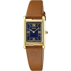 SEIKO SELECTION NANO UNIVERSE SPECIAL EDITION LIGHT BROWN & NAVY BLUE WOMEN WATCH STPR068