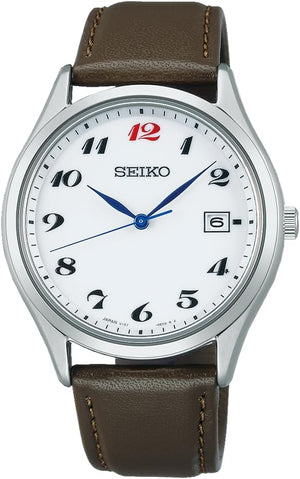 SEIKO SELECTION 110TH ANNIVERSARY BROWN LEATHER STRAP MEN WATCH (500 LIMITED) SBPX149