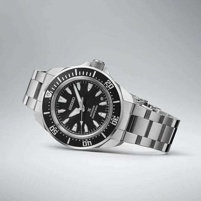 ROOK JAPAN:SEIKO PROSPEX SAMURAI DIVER SCUBA AUTOMATIC SILVER & BLACK MEN WATCH SBDY131,JDM Watch,Seiko Prospex