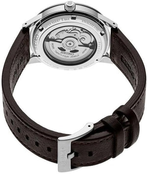 SEIKO PRESAGE STYLE 60'S SERIES GMT MODEL BROWN LEATHER MEN WATCH SSK013JC
