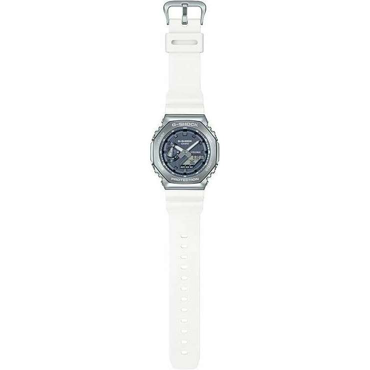 ROOK JAPAN:CASIO G-SHOCK PRECIOUS HEART SELECTION METAL COVERED WHITE & NAVY MEN WATCH GM-2100WS-7AJF,JDM Watch,Casio G-Shock