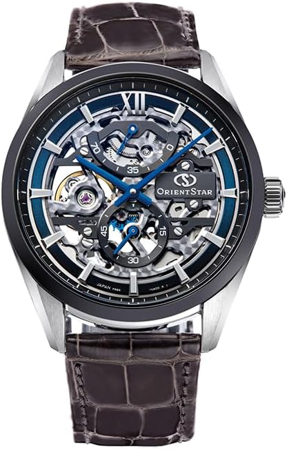 ORIENT STAR M34 F8 SKELETON HANDWITING MECHANICAL MEN WATCH (LIMITED 200) RK-AZ0103L