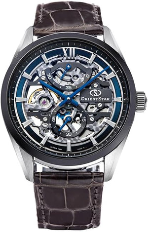 ORIENT STAR M34 F8 SKELETON HANDWITING MECHANICAL MEN WATCH (LIMITED 200) RK-AZ0103L