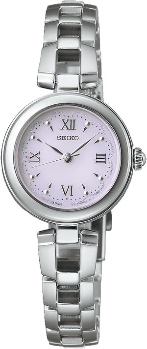 SEIKO SELECTION S SERIES SOLAR SILVER & BABY PINK WOMEN WATCH SWFA209