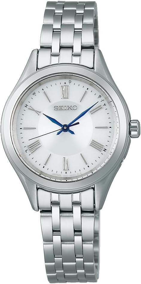 SEIKO SELECTION S SERIES SOLAR RADIO WAVE SILVER WOMEN WATCH SSDY047