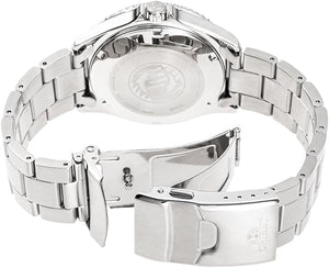 ORIENT MAKO AUTOMATIC DIVERS SILVER & GREEN MEN WATCH RN-AA0811E