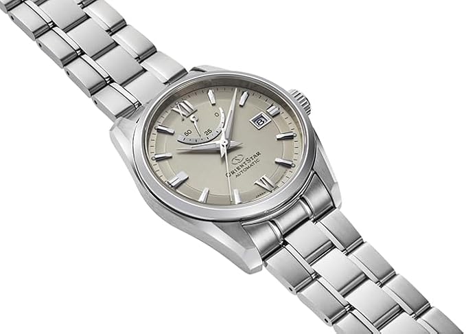 ORIENT STAR MECHANICAL AUTOMATIC SILVER & GREY MEN WATCH RK-AU0110N