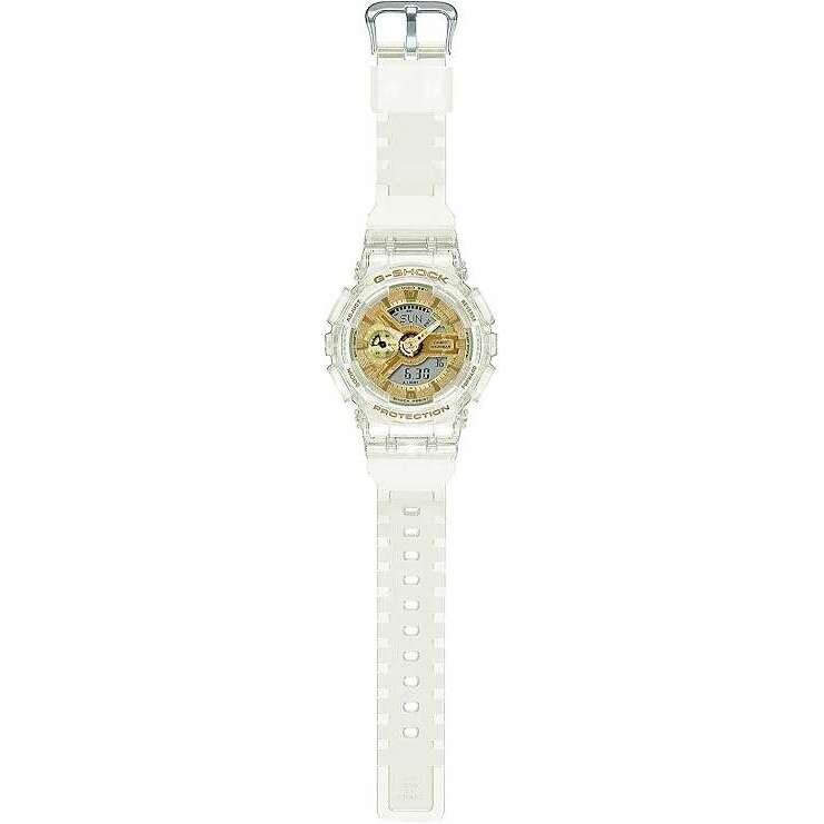 ROOK JAPAN:CASIO G-SHOCK MID-SIZE MODEL CLEAR SKELETON GOLD DIAL LADIES WATCH GMA-S110SG-7AJF,JDM Watch,Casio G-Shock