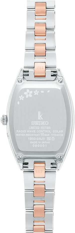 SEIKO LUKIA 2025 SAKURA BLOOMING LIMITED EDITION SILVER & PINK GOLD WOMEN WATCH SSQW088