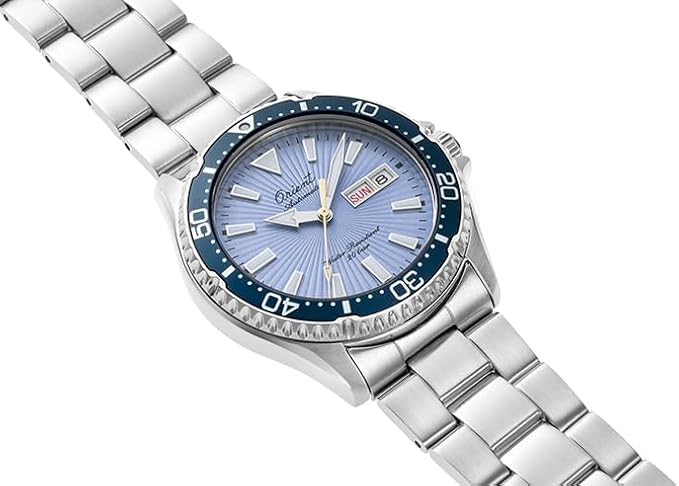 ORIENT MAKO AUTOMATIC DIVERS 75TH ANNIVERSARY SKY BLUE MEN WATCH (LIMITED 1000) RN-AA0823L