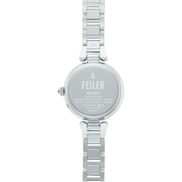 SEIKO LUKIA GROW FEILER COLLABORATION SILVER & PALE GREEN