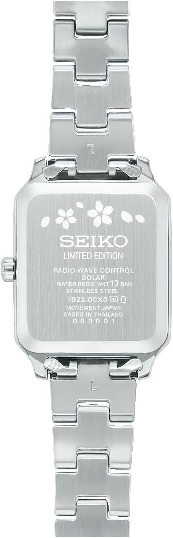 SEIKO SELECTION 2024 SAKURA BLOOMING LIMITED EDITION SILVER & PINK GOLD WOMEN WATCH SWFH136