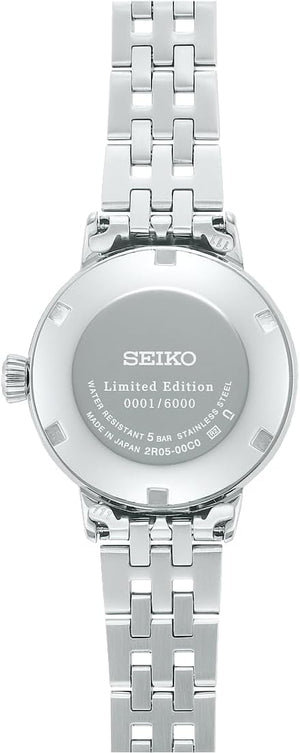 SEIKO PRESAGE COCKTAIL TIME STAR BAR LIMITED EDITION SILVER & BLACK WOMEN'S WATCH SRRW003
