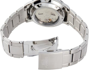 ORIENT BASIC CONCEPT AUTOMATIC CLASSIC SILVER & BLACK MEN WATCH RN-AC0E01B