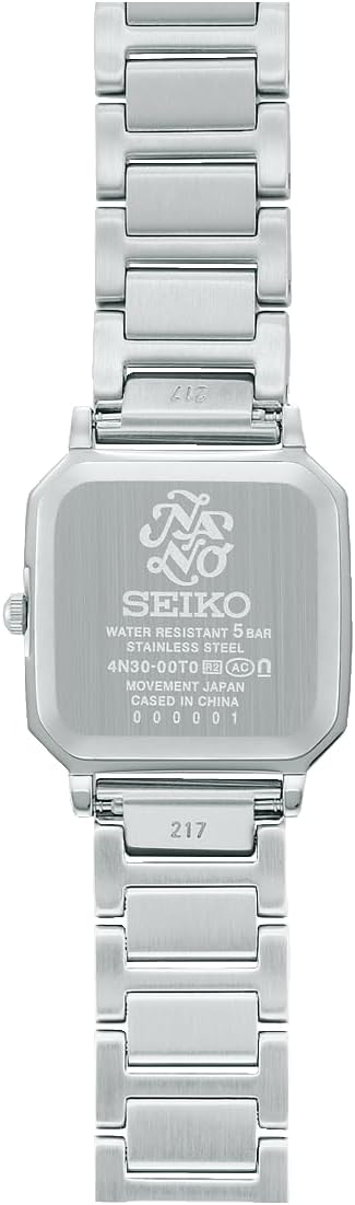 SEIKO SELECTION NANO UNIVERSE COLLAB MODEL SILVER & CHAMPAGNE GOLD WOMEN WATCH SSEH015
