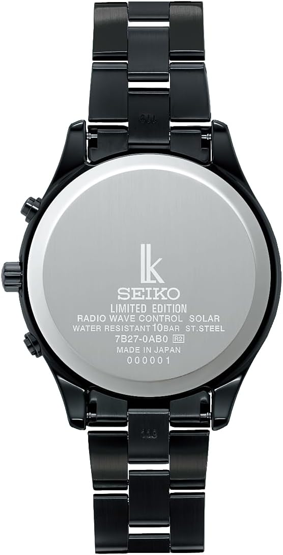 SEIKO LUKIA ESSENTIAL COLLECTION PAIR LIMITED MODEL BLACK & PURPLE MEN WATCH SSVH037