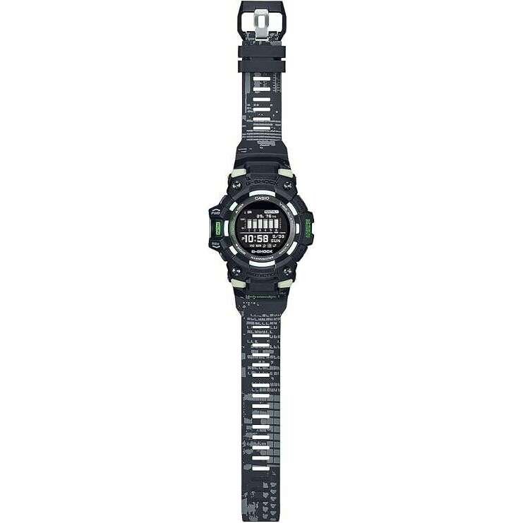 ROOK JAPAN:CASIO G-SHOCK G-SQUAD BLUETOOTH CAMOUFLAGE DESIGN BLACK MEN WATCH GBD-100LM-1JF,JDM Watch,Casio G-Shock