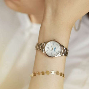 ROOK JAPAN:CITIZEN XC DAICHI COLLECTION ECO-DRIVE SOLAR RADIO PINK STRAP LADIES WATCH EE1004-57A,JDM Watch,Citizen xC