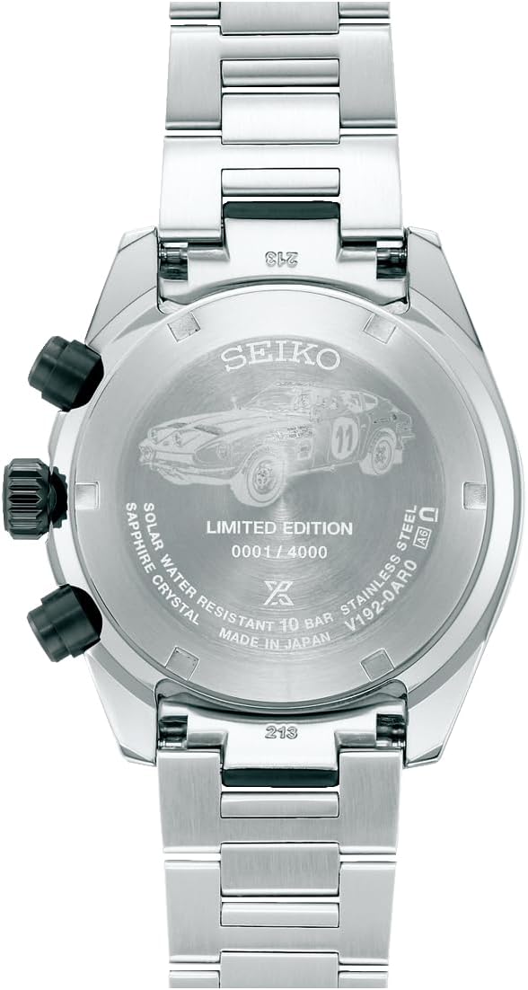 SEIKO PROSPEX SPEEDTIMER SOLAR DATSUN 240Z COLLABORATION MEN WATCH (4000 LIMITED) SBDL121