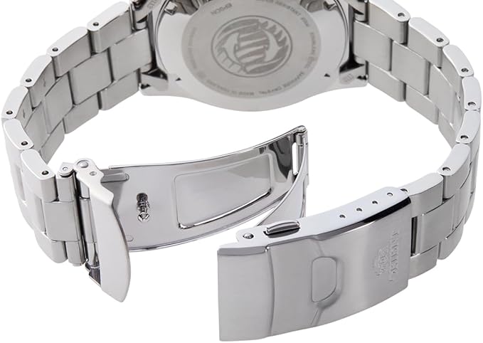 ORIENT MAKO AUTOMATIC DIVERS SILVER & BLACK MEN WATCH RN-AA0001B