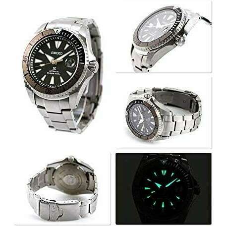 ROOK JAPAN:SEIKO PROSPEX SHOGUN MECHANICAL AUTOMATIC SILVER & BLACK MEN WATCH SBDC129,JDM Watch,Seiko Prospex