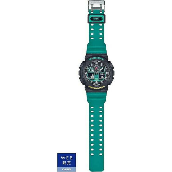 CASIO G-SHOCK WEB-EXCLUSIVE MODEL MIX TAPE SERIES GREEN MEN WATCH