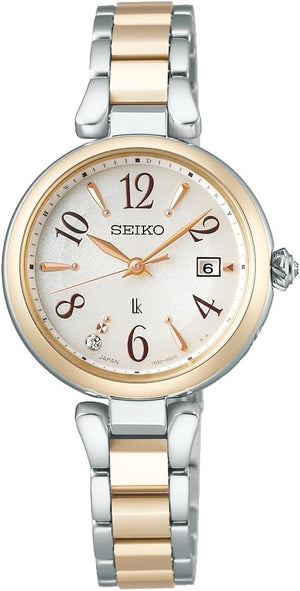 SEIKO LUKIA GROW 2024 AW RECOMMENDED COLOR SILVER & GOLD WOMEN WATCH SSQW086
